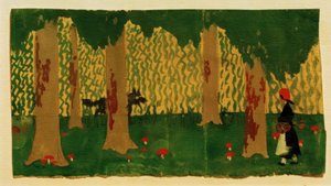 Little Red Riding Hood by August Macke