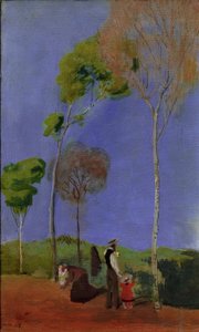 Walkers by August Macke