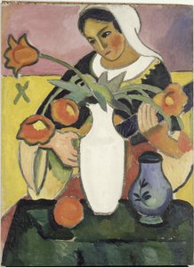 The Lute Player by August Macke