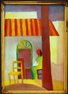 Turkish Cafe I by August Macke