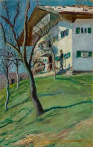 Our Little House in Tegernsee by August Macke