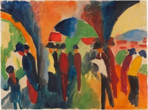 Under the Arbors of Thun (A Strolling Motif). 1913