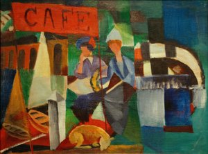 Two Ladies in a Café by August Macke