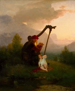 King Heimer and Aslog by August Malmström