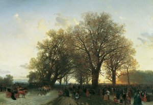 On the Way Home from the World Exhibition in the Vienna Prater 1873