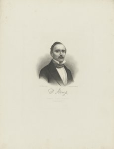 Portrait of the pianist and composer Diederich Krug, c. 1850 by August Weger