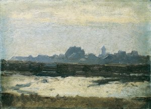 View of a City by August von Pettenkofen