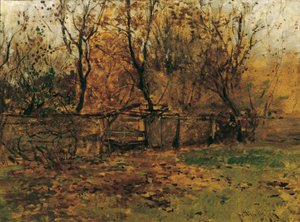 The Garden of the Painter Franz von Lenbach in Munich