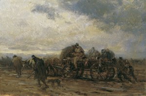 The Transport of the Wounded II by August von Pettenkofen