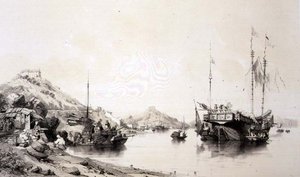 The Coast of Macao at High Tide, Plate 12 from 