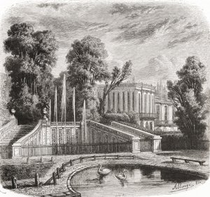 Le Petit Trianon at Versailles, France, 19th century by Auguste Allonge