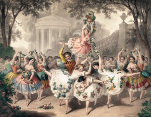 A Ballet at the Opera by Auguste Belin