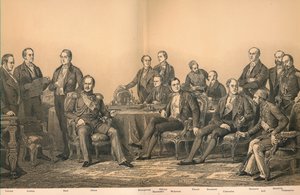 The Congress of Paris in 1856 by Auguste Blanchard
