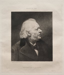 Honoré Daumier, 1881 by Auguste Boulard