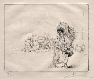 Marchand a la Hotte by Auguste Brouet