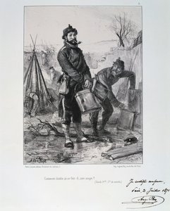 Soldiers of the Garde Nationale, Siege of Paris by Auguste Bry