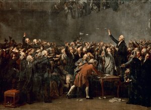 The Tennis Court Oath on 20 June 1789