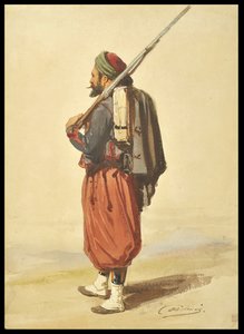 Zouave by Auguste Delacroix