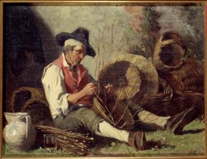The Basket Maker by Auguste Dutuit