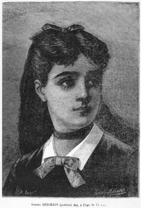 Sophie Germain aged 14, illustration from 