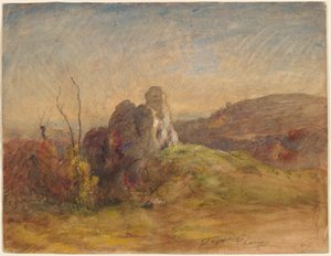 Landscape by Auguste Francois Ravier