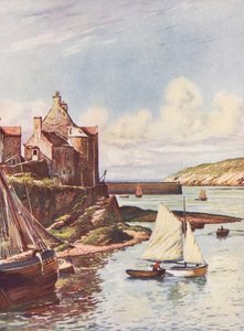 France: Le Port Du Conquet by Auguste Gerardin