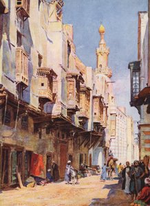 The Old Cairo, Egypt by Auguste Gerardin