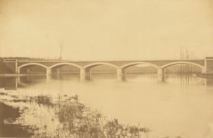 Line from Villeneuve-Saint-Georges to Montargis, Viaduct on the Loing (near Montargis) by Auguste Hippolyte Collard