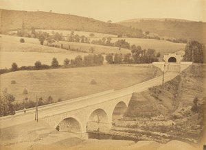 Viaduct on the Rhims, Near Hospital by Auguste Hippolyte Collard