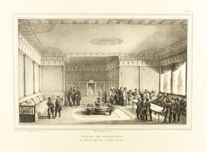 Signing of the Treaty of Adrianople at the Old Palace of Edirne by Auguste Joseph Desarnod
