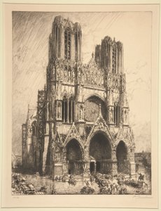 Cathedral of Reims by Auguste Lepere