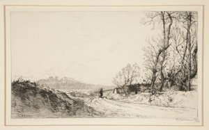 Last Leaves (Vendee) by Auguste Lepere