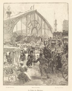 The Palace of Machines by Auguste Lepere