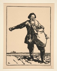 The Russian Peasant, from La Guerre de 1914, first series, no. 2