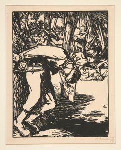 Sharpshooters, from The War of 1914, First Series, No. 11 by Auguste Lepere