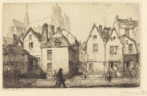 Old Houses at Amiens