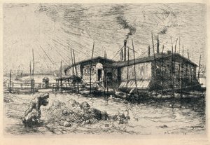 Old Washing-boats at Grenelle