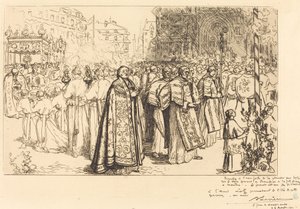 Return of the Procession to Nantes Cathedral