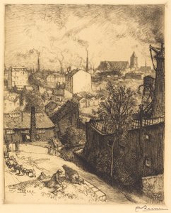 Souvenir of St. Denis by Auguste Lepere