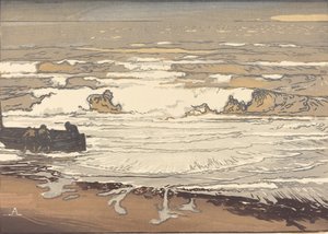 Unfurled Waves, Flood of September, 1901 by Auguste Lepere