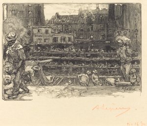 Unloading, Canal St. Martin