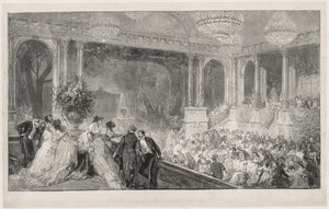 Festival at the Tuileries by Auguste Louis Lepère