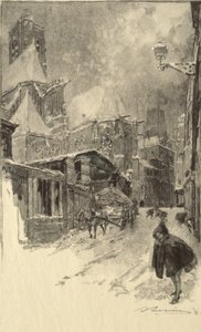 The Street of Barres by Auguste Louis Lepère