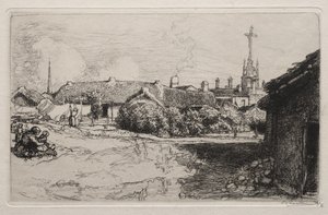 The Calvary, St. Jean-de-Mont by Auguste Louis Lepère