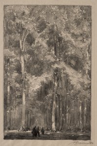 Morning, Forts Marlotte Crossroads by Auguste Louis Lepère