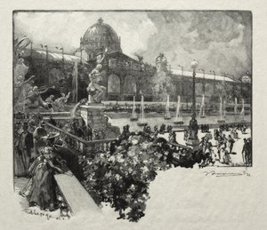 The Palace of Liberal Arts, Exterior by Auguste Louis Lepère