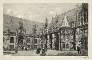 Rouen Illustrated: The Palace of Justice by Auguste Louis Lepère