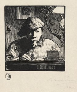 Self-Portrait by Auguste Louis Lepère