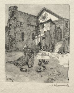 St. Julien the Poor: The Portal by Auguste Louis Lepère