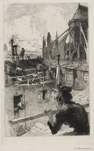 On the Roofs near Notre Dame